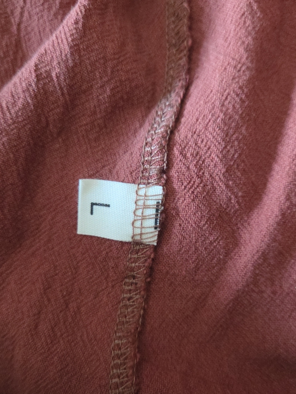 Lace-Up Detailed Drawstring Pants - Rust - Picture 5 of 5